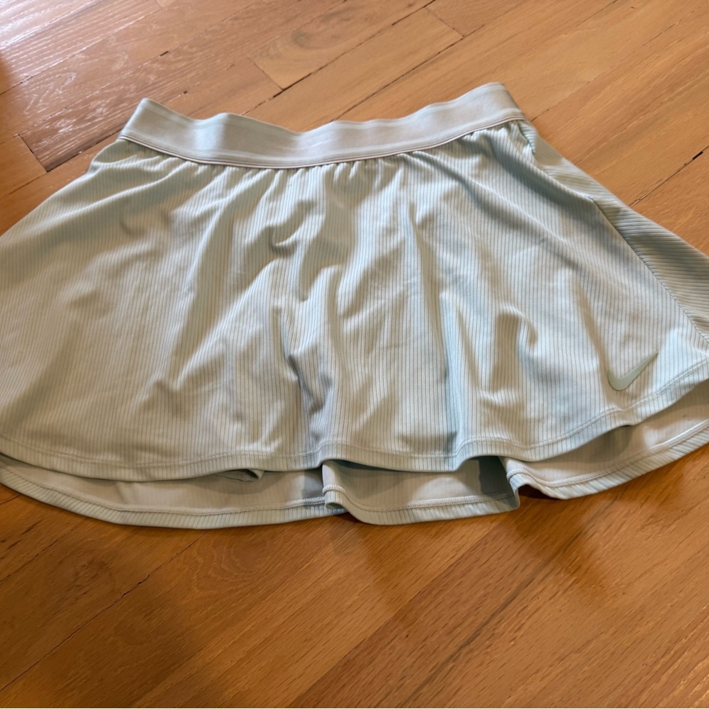 Nike Light Blue Tennis Skirt with Built-In Shorts